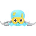 Floating Octopus Baby Bath Toys Walking Amphibious Cute Octopus Clockwork Toys Baby Bath Water Toys Turquoise image 2