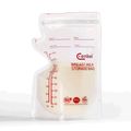 30-pack 250ML Disposable Breast Milk Storage Bags with Easy Pour Spout Hygienically Pre-Sealed Self Standing Bag White