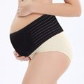 Maternity Belly Band Pregnancy Belly Support Band for Abdomen Pelvic Waist Back Pain Adjustable Maternity Belt Black image 1
