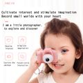 Kids Camera 1300W HD Rechargeable Mini Camera Digital Video Camera with 32GB Memory Card Child Gifts Pink