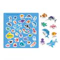 3-pack Kids Reusable Stickers Books DIY Scene Puzzle Stationery Stickers Early Education Stickers Books Children Gift Color-A image 3