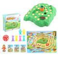Tortoise and Rabbit Trap Game Toy Board Game Bunny Challenge Cross Country Race Toy Green image 1