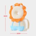 Baby Head Protection Pad Highly Elastic Breathable Toddler Head Safety Pad Cushion Anti-fall Head Protection Pad Orange image 1