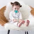 3-pack Food Grade Silicone Retractable Pacifier Portable Baby Appease Dust-Proof Pacifier with Box Multi-color image 3