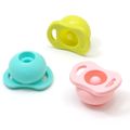 3-pack Food Grade Silicone Retractable Pacifier Portable Baby Appease Dust-Proof Pacifier with Box Multi-color image 1