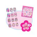 Conjunto de 12 adesivos de nail art para decoração de nail art de meninas (estilo aleatório) Multicolorido image 5