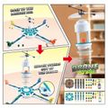 Mini Drone Flying Toy for Kids Beginners Parent-child Interactive Toys Gift for Boys Girls Color-A image 5