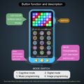 Emoji Phone Touch Screen LED Color Screen Mobile Phone Toy Early Education Machine Toddler Learning Toys Color-A image 5
