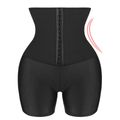 calças de suor de sauna para mulheres de cintura alta controle de barriga shorts de emagrecimento treino exercício modelador de corpo coxas Preto image 5