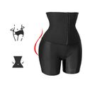 Sauna Sweat Pants for Women High Waist Tummy Control Butt Lifter Slimming Shorts Workout Exercise Body Shaper Thighs Black image 4
