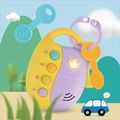 عضاضة للأطفال لعبة موسيقية محاكاة مفتاح السيارة مع 12 أغنية وألعاب تعليمية تعليمية صوتية وضوء مبكر اللون- أ image 4
