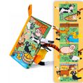 Cloth Baby Book Intelligence Development Educational Toy Soft Cloth Learning Cognize Books For 0 Months+   5 pages Color-A image 1