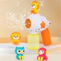 Cute Animal Electric Six-hole Automatic Bubble Machine for Toddler/Kid Color-A image 2