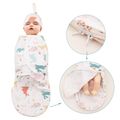 2-piece Baby Swaddle Blanket  Ultra-Soft Plush Essential Receiving Swaddling Wrap Perfect Baby Shower Gift Pink