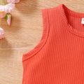 2-Pack Toddler Girl Strawberry Print/Solid Color Tank Top Pink