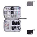 Electronic Accessories Organizer Bag Portable Waterproof Digital Gadget Storage Case for Cable Cord USB Charger Earphone Phone Power Bank Grey image 1