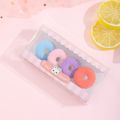 Food Erasers Cute 3D Donut Dessert Erasers Toy Gifts Set for Kids Classroom Rewards Student Stationery Supply Light Pink