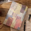 A5 Kraft Paper Notebook Retro Color Pages Illustration Notepads Journal Office School Supply Stationery Coffee