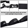 Campsite Storage Strap Hammock Straps with 19 Loops Hooks Camping Gear Camping Accessories for Hanging Outdoor Hammock Tent Clothesline Black image 5