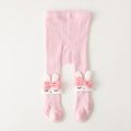 Baby / Toddler / Kid Cartoon Rabbit Decor Solid Color Pantyhose Tights Pink image 1
