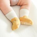 3 Pairs Baby / Toddler Cartoon Animal Pattern Non-slip Grip Socks Multi-color image 1