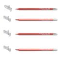 12-pack Wood Pencils Office School Home Students Stationery Supplies Red