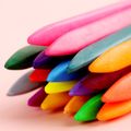 6/12/24/36 Colors Triangular Crayons Art Oil Painting Stick Color Pen Crayons Not Dirty Hands Not Easy to Break Multi-color