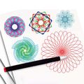 27-pack Spirograph Design Set Kid Drawing Geometric Ruler Spiral Curve Stencils Art Set to Make Countless Amazing Designs White image 4