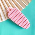 Vegetable Brush Carrots Shape Flexible Bendable Fruit Vegetable Brushes for Food Cleaning Tools Pink