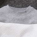 Toddler Boy Casual Colorblock Textured Pullover Sweatshirt Color block image 3