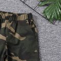 Toddler Boy Trendy 100% Cotton Camouflage Print Pants Army green image 4