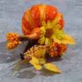 Halloween Pumpkin Decor Thanksgiving Day Artificial Pomegranate Fruit Ornaments Autumn Maple Leaf Props Color-A