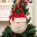 Christmas Gift Candy Bag Non-woven Christmas Tote Bag Apple Gift Bag Christmas Party Decoration Gift Bag Color-A