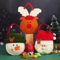 Christmas Gift Candy Bag Non-woven Christmas Tote Bag Apple Gift Bag Christmas Party Decoration Gift Bag Color-A