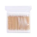 200 Count Bamboo Cotton Swabs Multipurpose Double Pointed Cotton Buds White