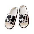 Cute Cow Pattern Cloud Slippers Soft Non-slip Home Slippers Casual Thick Sole Color-A image 3