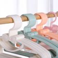 10-pack Baby Hangers Plastic Kids Non-Slip Clothes Hangers for Laundry and Closet White image 3