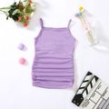 2-Pack Toddler Girl Tie Dyed/Purple Ruched Slip Dress Purple