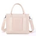 Diaper Bag Tote Mom Bag Large Capacity Multifunction Handbag with Adjustable Shoulder Strap Beige image 1