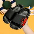 Toddler / Kid Astronaut Pattern Slippers Slides Black image 4
