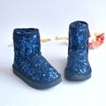 Toddler / Kid Sequin Fleece-lining Boots DeepBlue