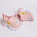 Toddler Iridescent Mesh Panel Breathable Sneakers Pink image 3