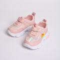 Toddler Iridescent Mesh Panel Breathable Sneakers Pink image 5