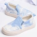 Toddler / Kid Tie Dye Slip-on Canvas Shoes Light Blue