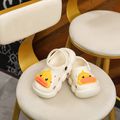 Toddler / Kid Cute Duck Graphic Vented Clogs Beige