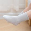 5 pares de meias lisas minimalistas para bebê/criança/criança Cor-A