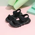 Toddler / Kid Mesh Panel Twin Velcro Sandals Black image 1