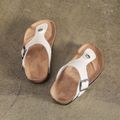 Family Matching Thong Slingback Footbed Sandal Creamy White image 4