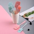3-pack Silicone Pastry Brush Spatula Set Easy to Clean Silicone Kitchenware Utensil Set for Cooking Baking BBQ Pink