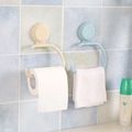 Multifunctional Adhesive Hooks Wall Mounted Self Adhesive Hooks for Towel Toilet Paper Kitchen Bathroom Sticky Hooks Punch-free Light Green image 3